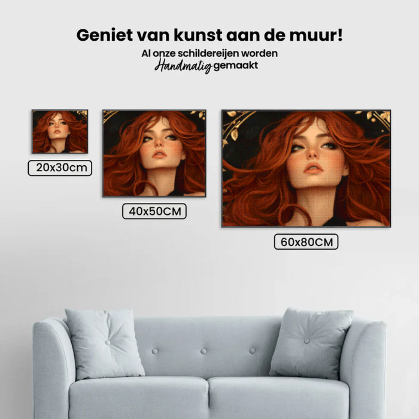 Diamantmalerei - Feurige Göttin