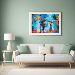 Diamantmalerei - Spaziergang im Regen - SEOS Shop ®