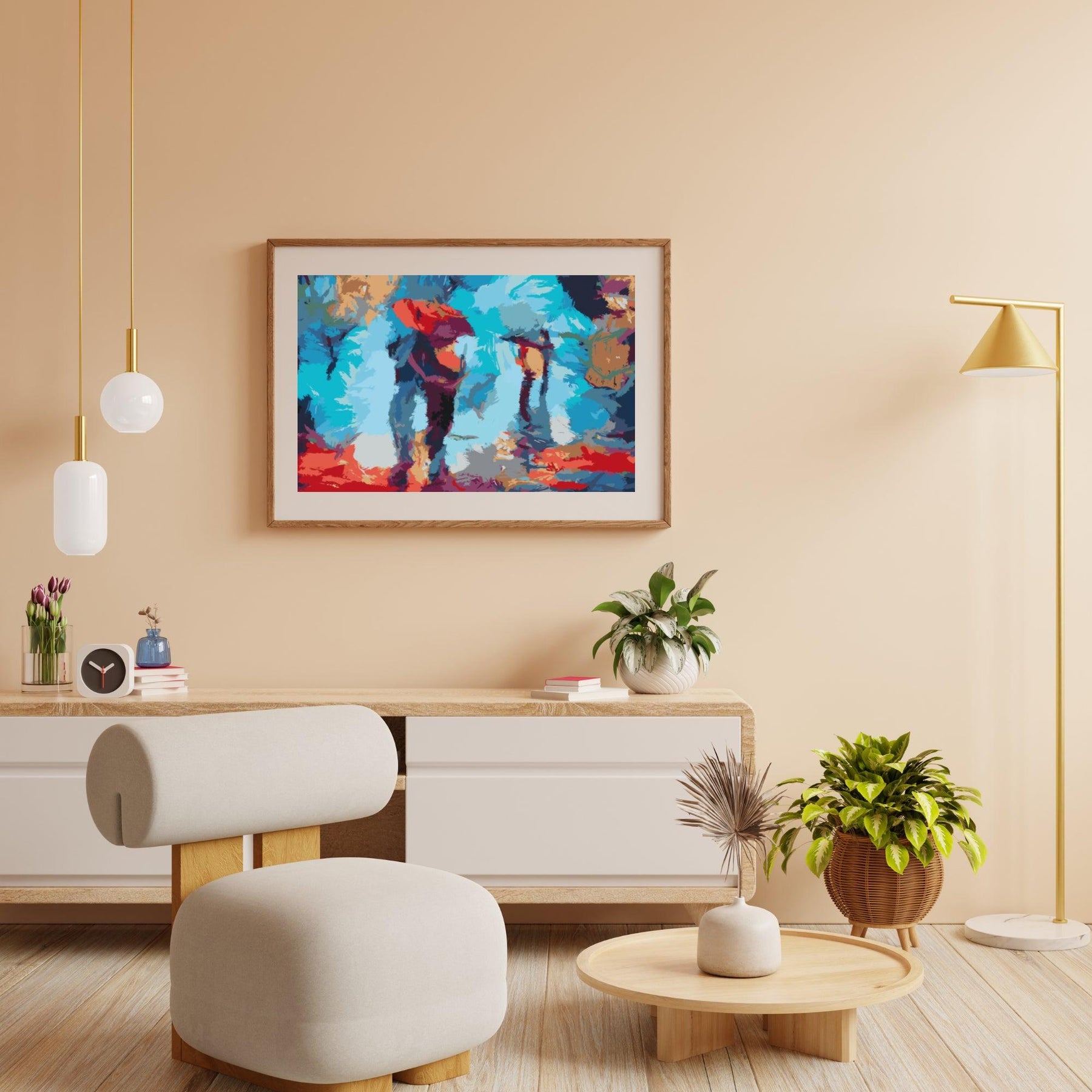 Diamantmalerei - Spaziergang im Regen - SEOS Shop ®