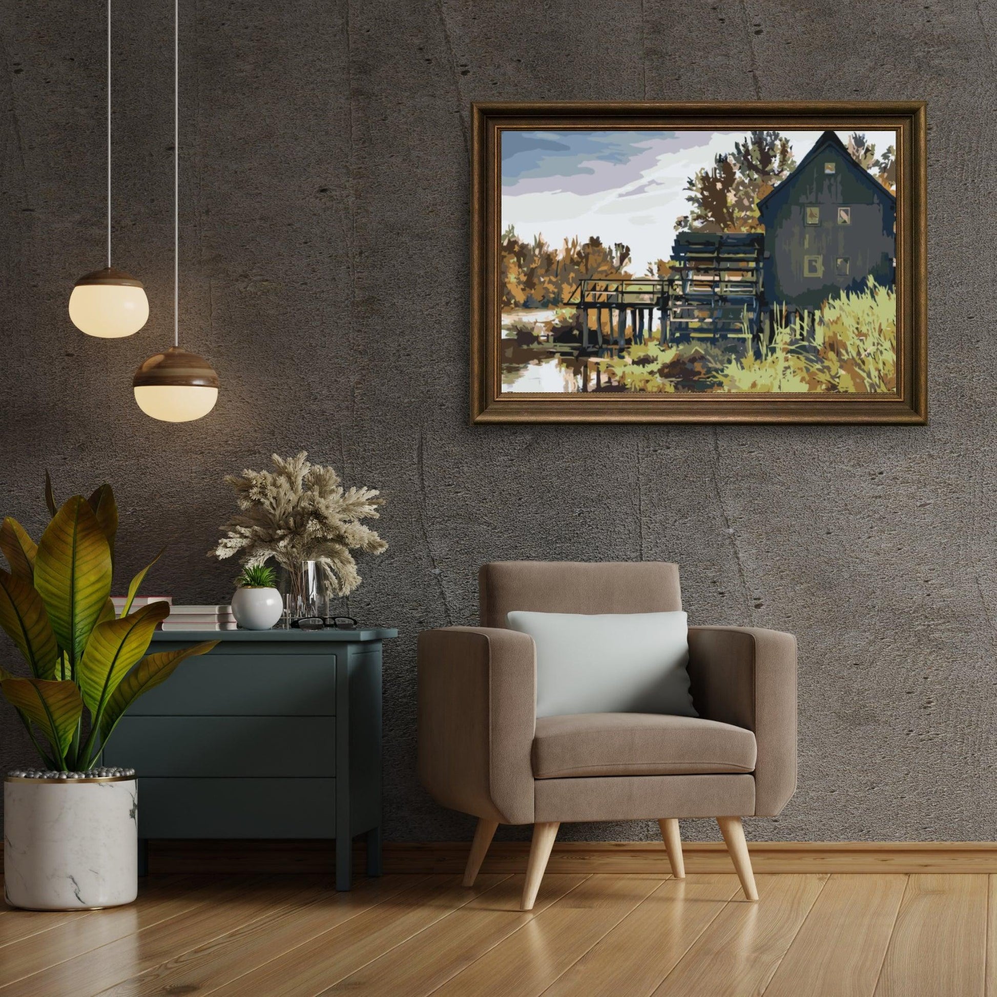 Diamond Painting - Wassermühle - SEOS Shop ®