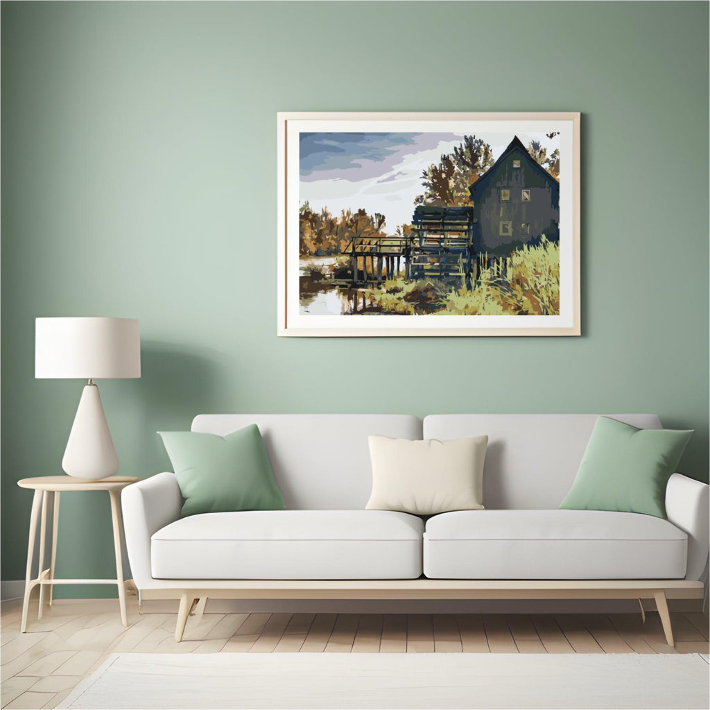 Diamond Painting - Wassermühle - SEOS Shop ®