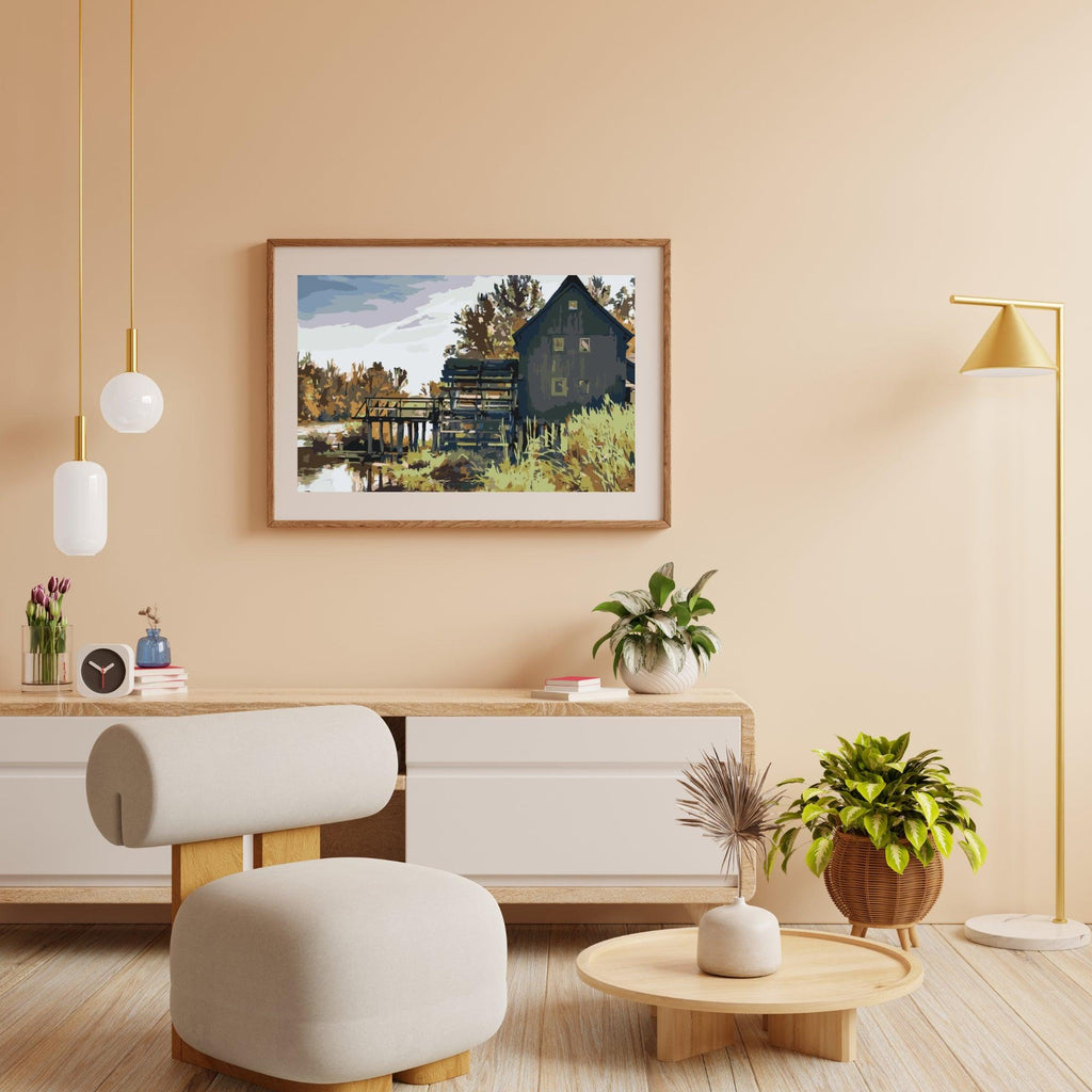 Diamond Painting - Wassermühle - SEOS Shop ®
