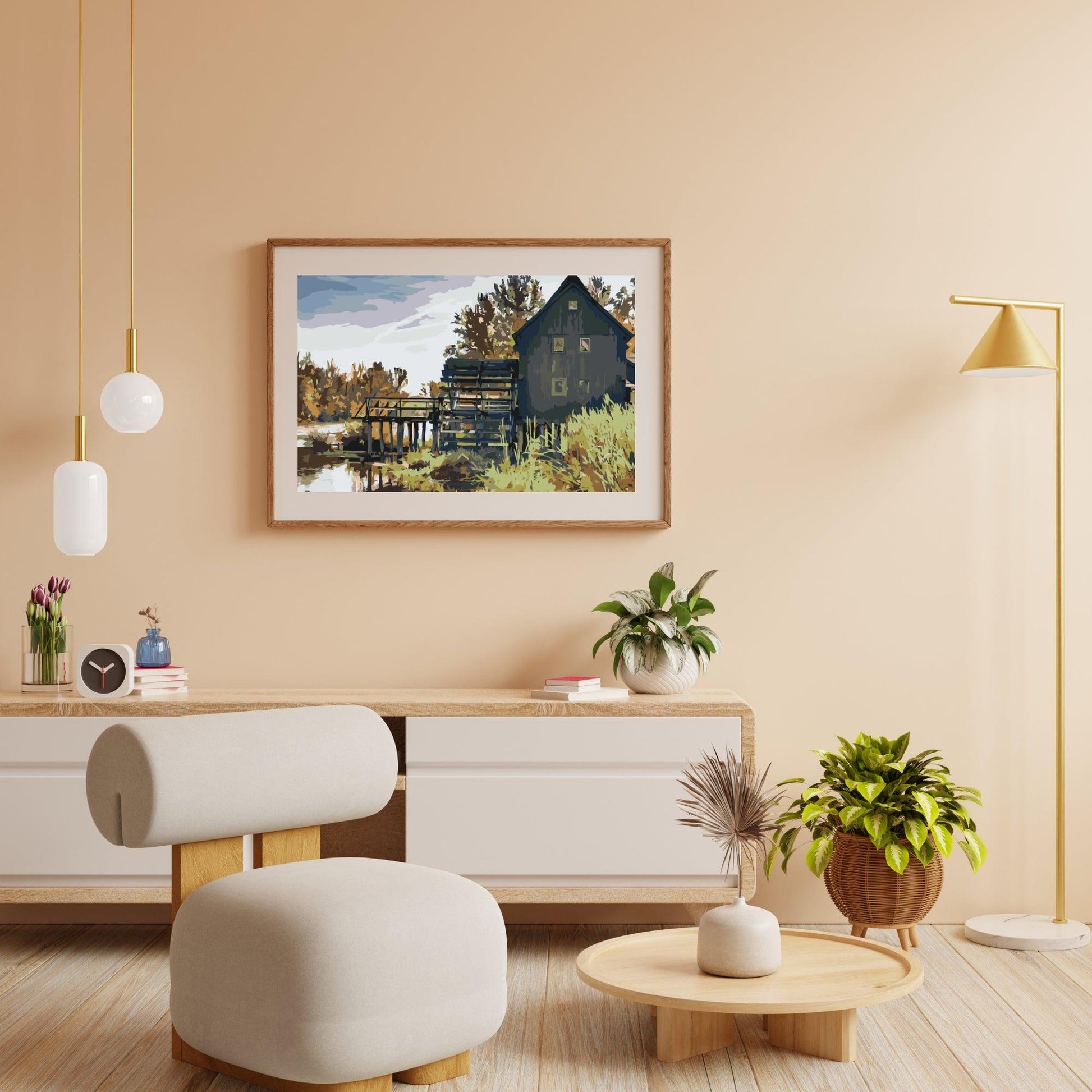 Diamond Painting - Wassermühle - SEOS Shop ®