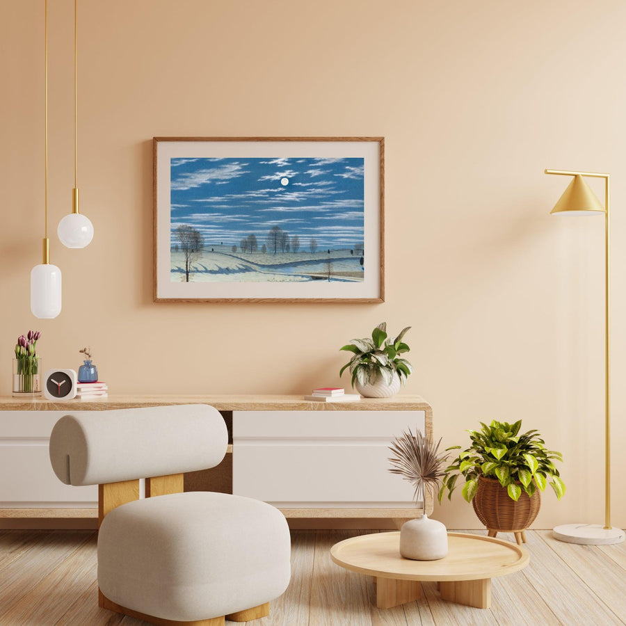 Diamantmalerei - Winterlandschaft im Mondlicht - SEOS Shop ®