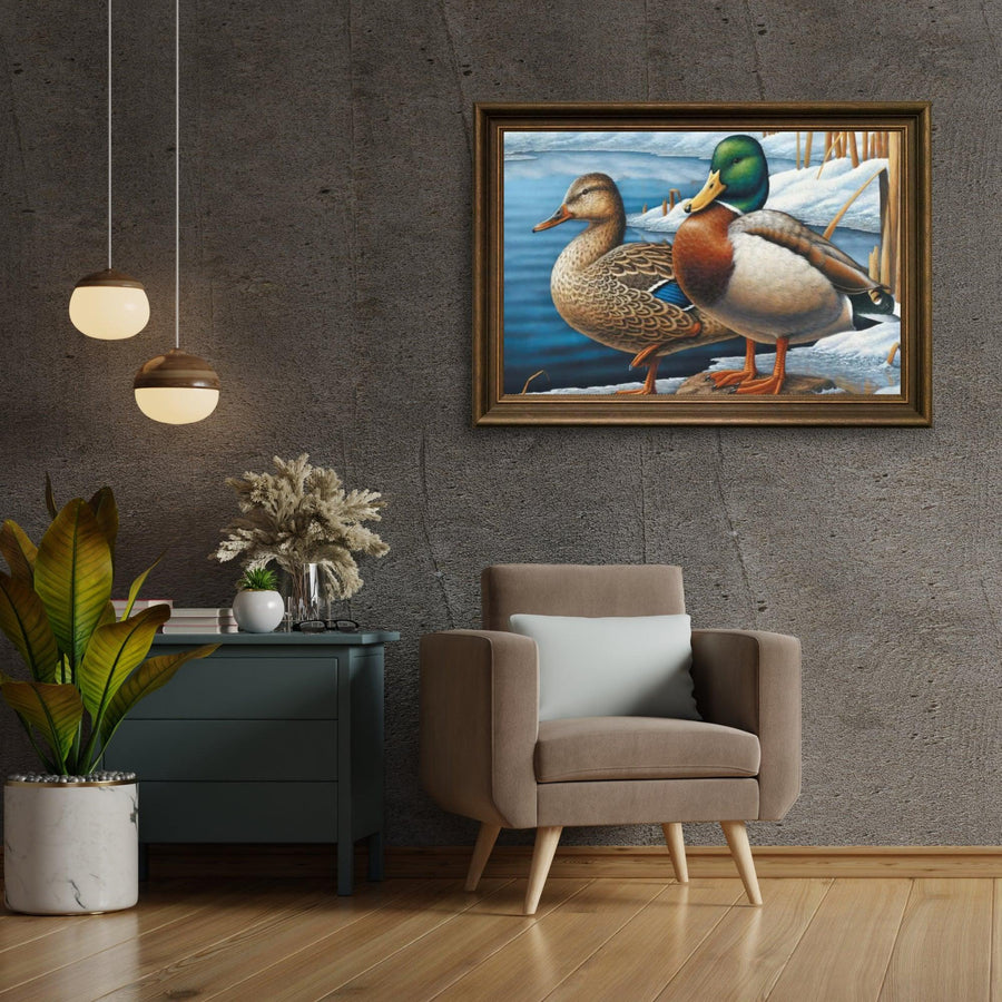 Diamantmalerei - Wintergäste