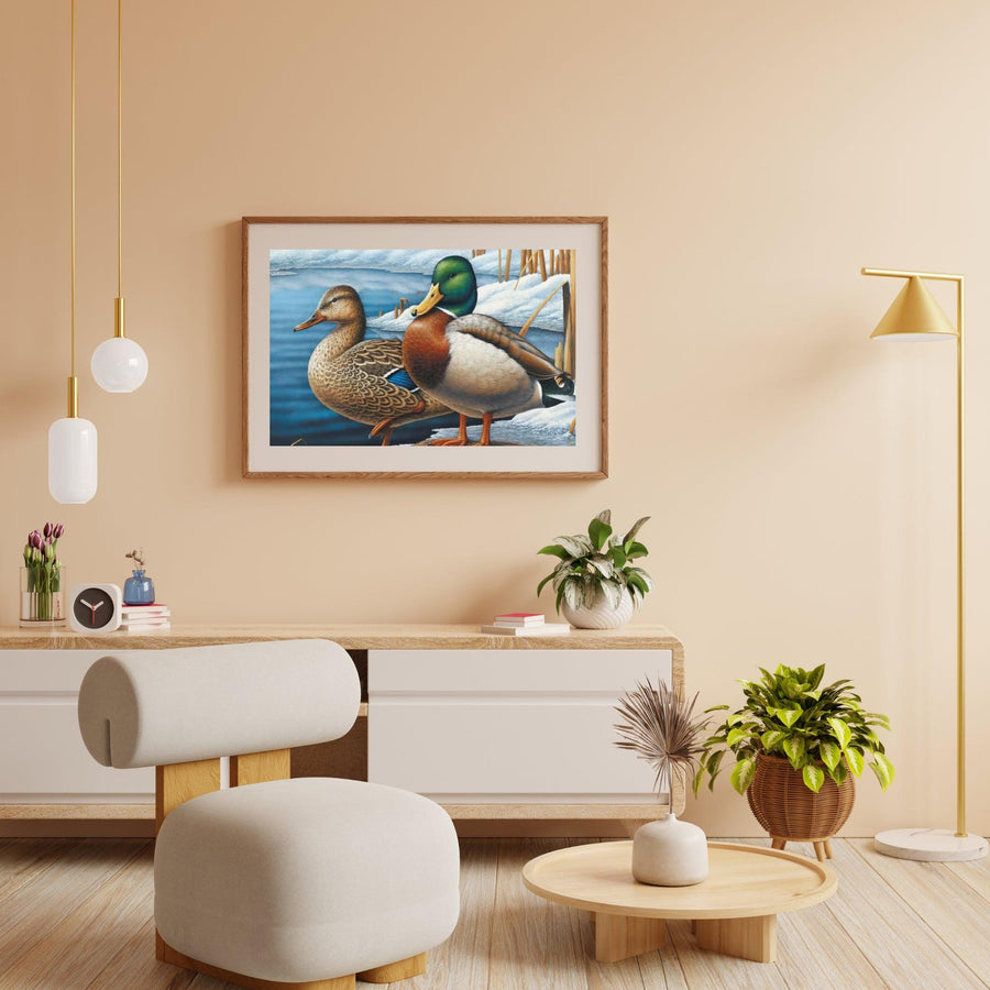 Diamantmalerei - Wintergäste