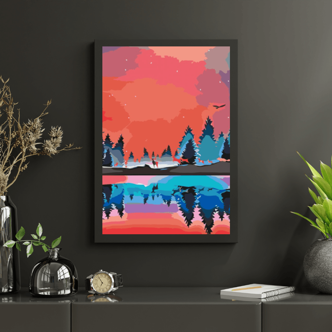 Diamantmalerei - Winterlandschaft 2 - SEOS Shop ®