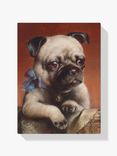 Diamantmalerei - Junger Mops