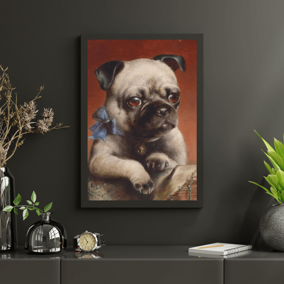 Diamantmalerei - Junger Mops
