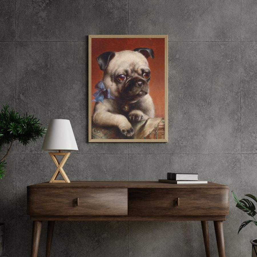Diamantmalerei - Junger Mops