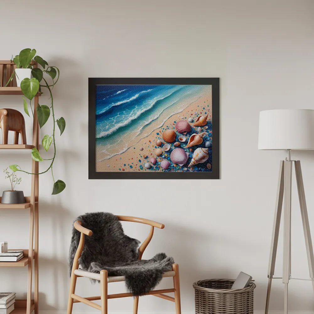 Diamantmalerei – Muschelkonfetti