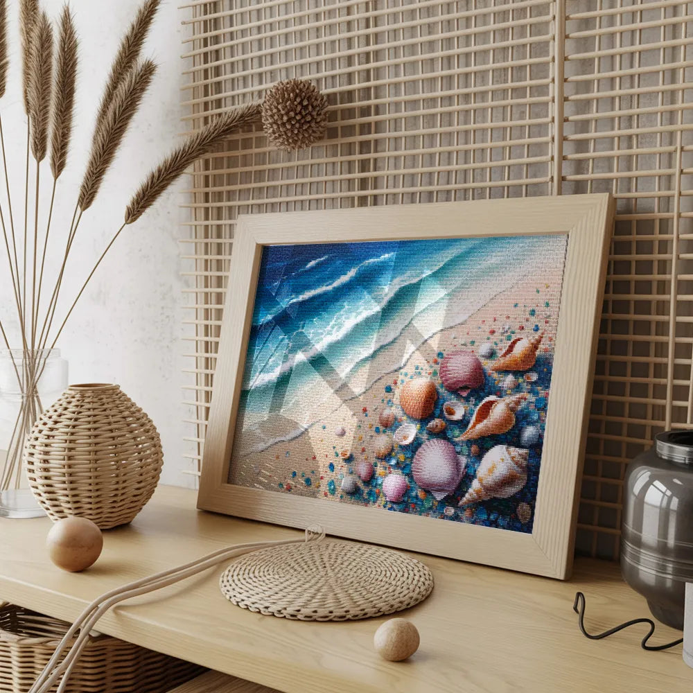 Diamantmalerei – Muschelkonfetti