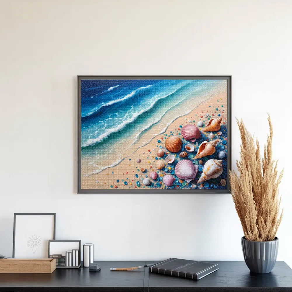 Diamantmalerei – Muschelkonfetti