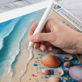 Diamantmalerei – Muschelkonfetti