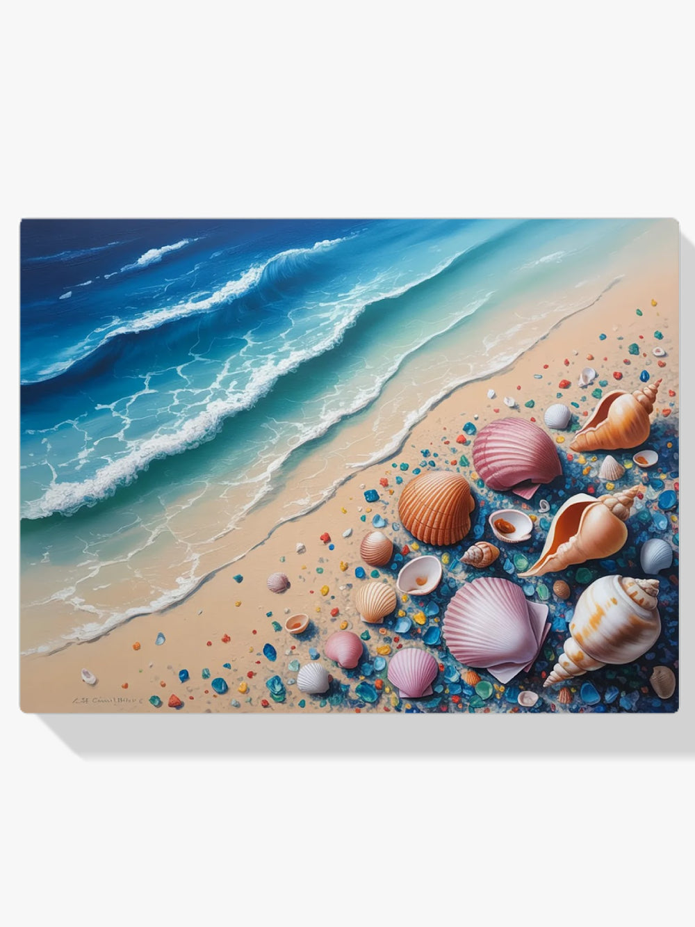 Diamantmalerei – Muschelkonfetti