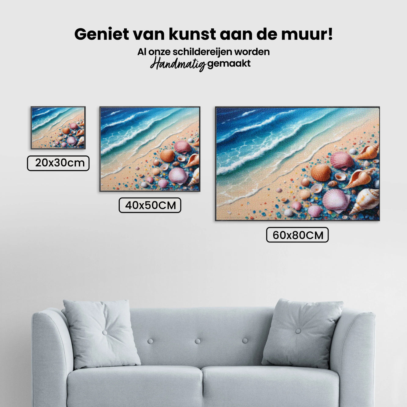 Diamantmalerei – Muschelkonfetti