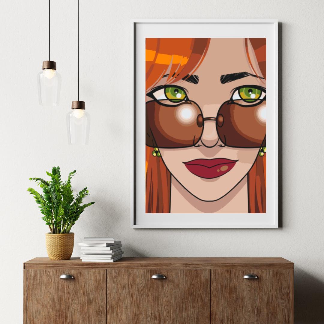 Diamond Painting - Blick durch eine Sonnenbrille - SEOS Shop ®