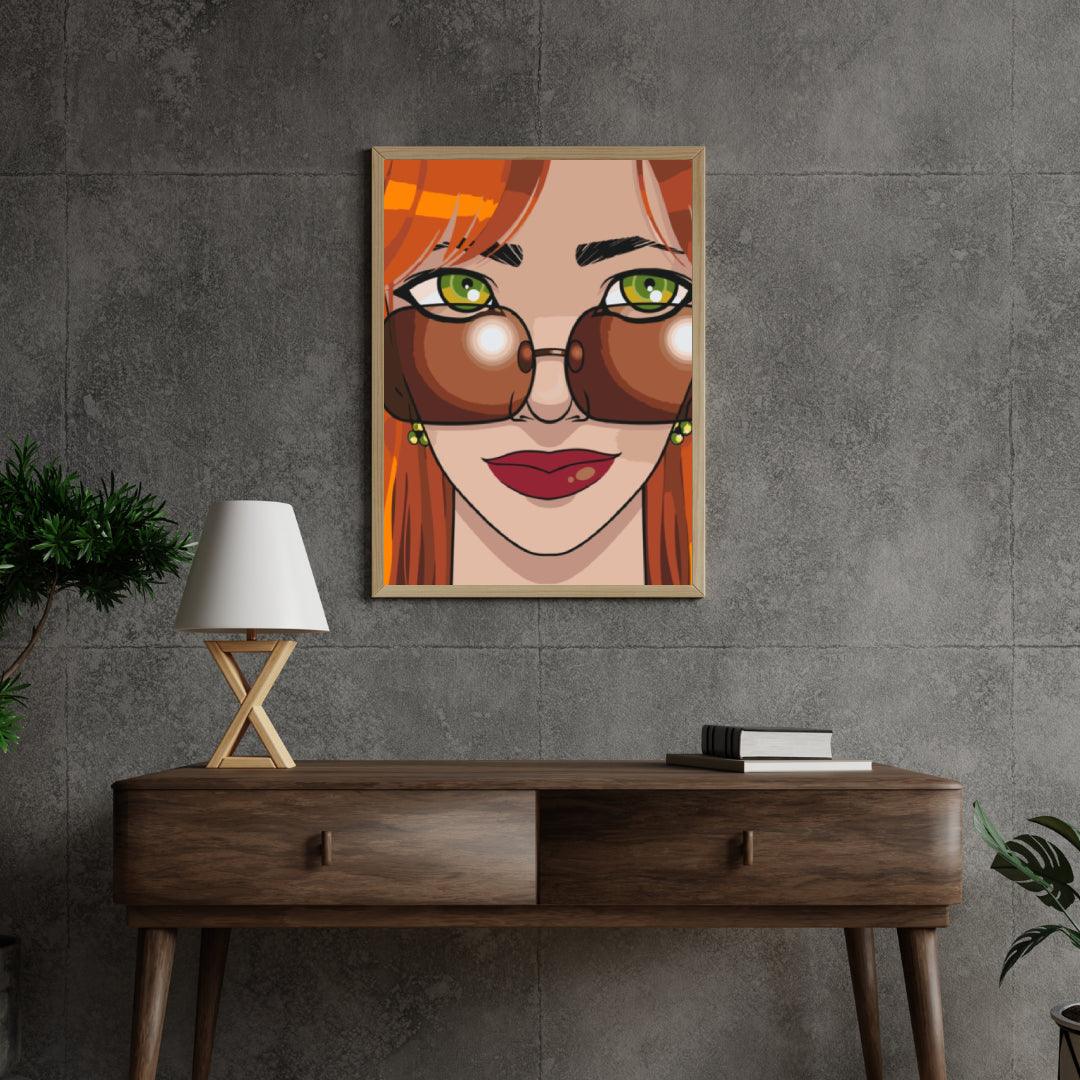 Diamond Painting - Blick durch eine Sonnenbrille - SEOS Shop ®