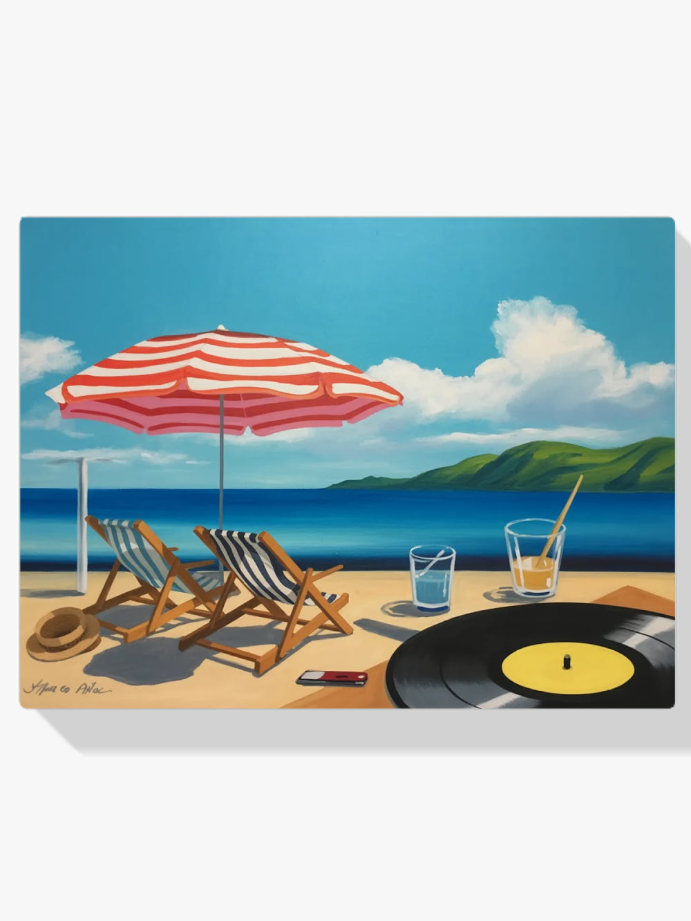 Diamantmalerei - Sommer auf Vinyl