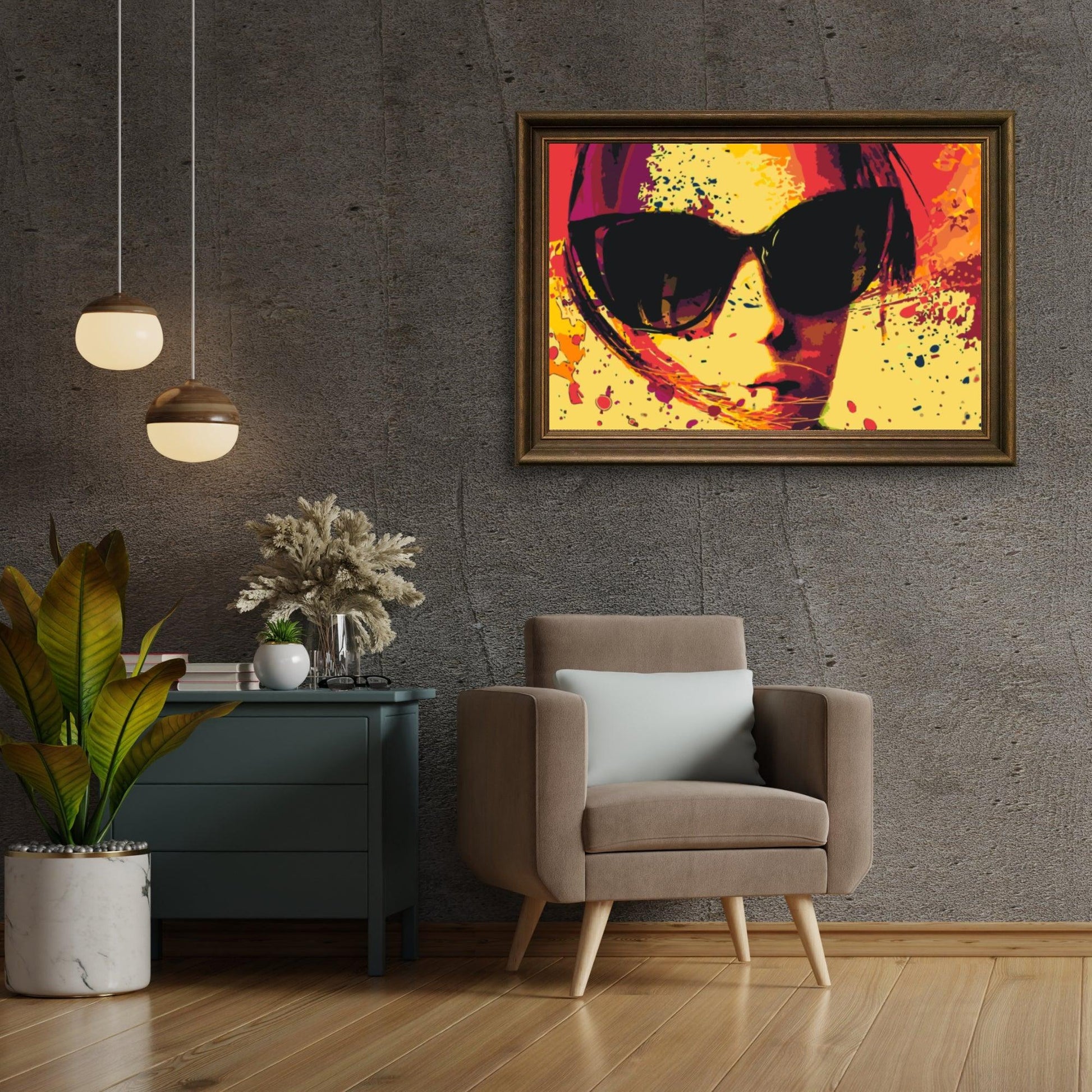 Diamond Painting - Sonnenbrille in Gelb - SEOS Shop ®