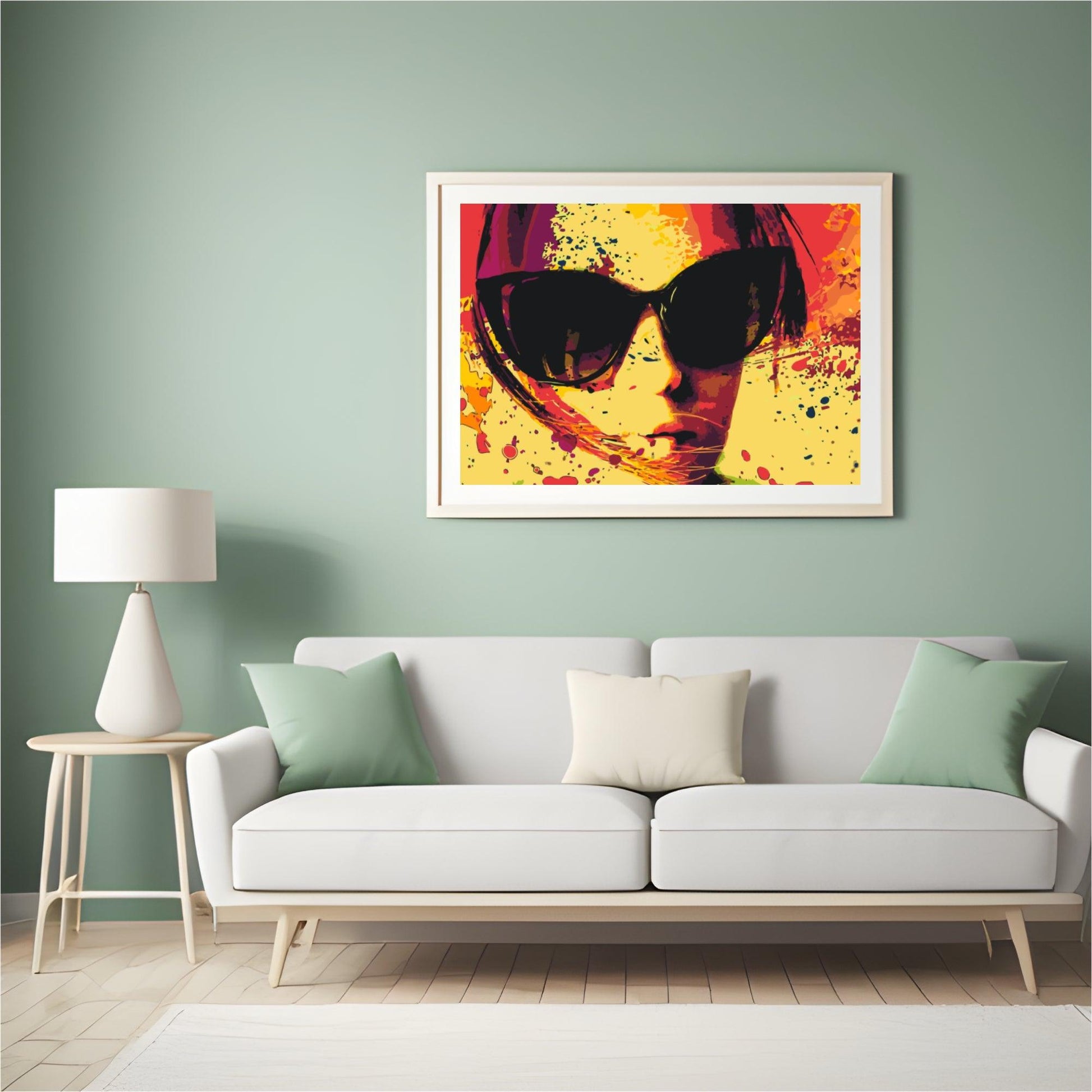 Diamond Painting - Sonnenbrille in Gelb - SEOS Shop ®