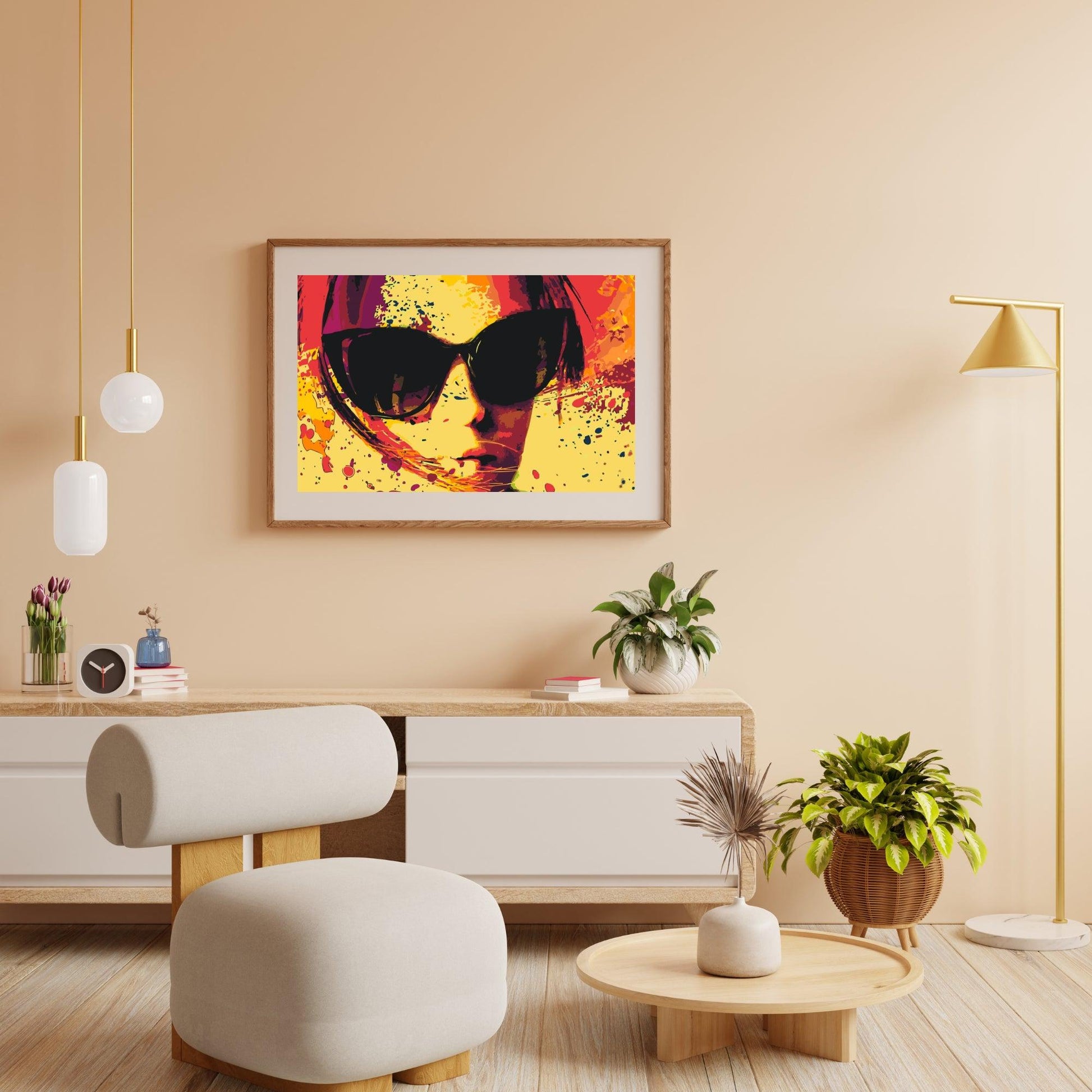 Diamond Painting - Sonnenbrille in Gelb - SEOS Shop ®