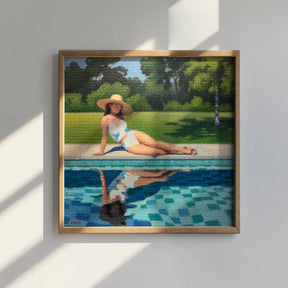 Mini-Diamantmalerei – Echo am Pool