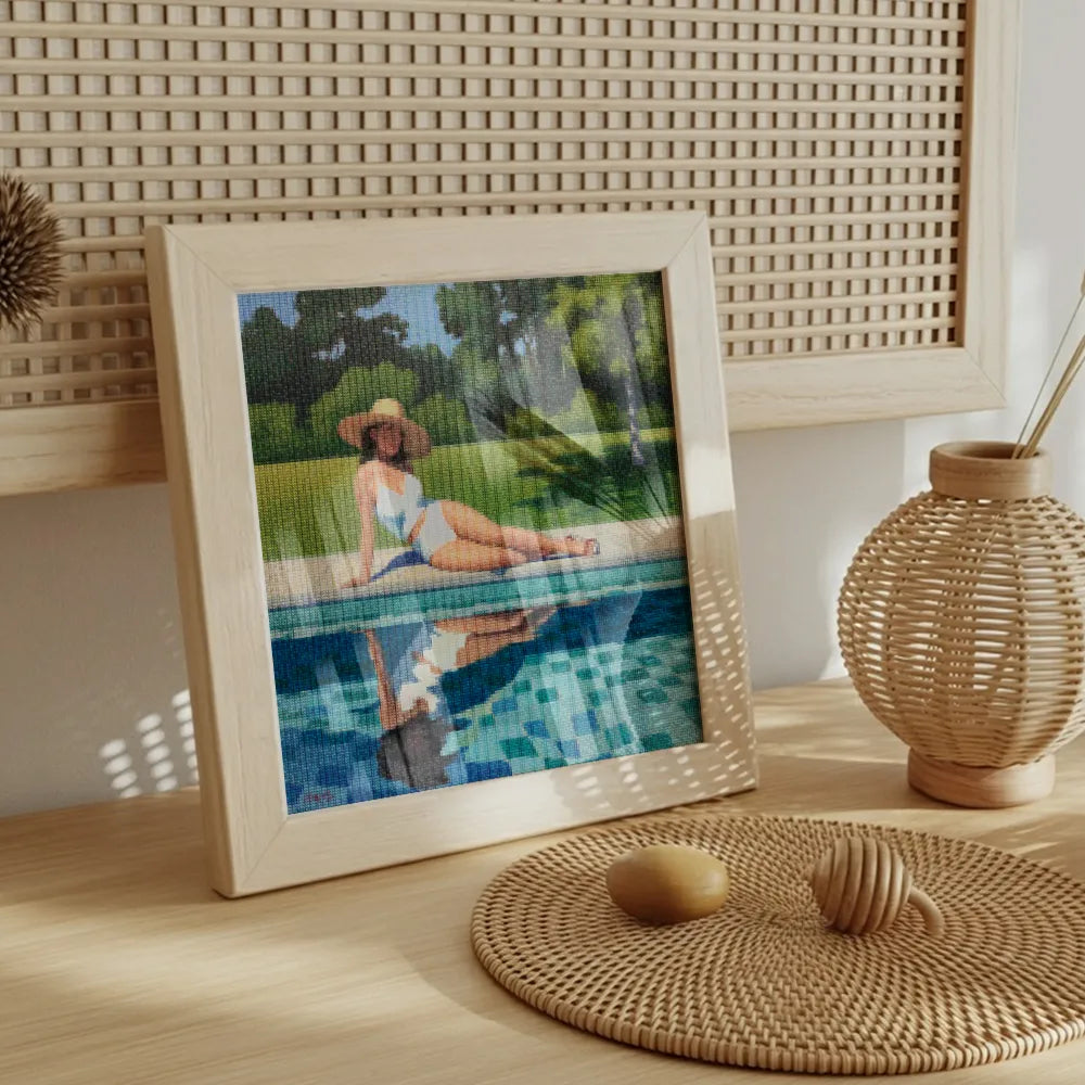 Mini-Diamantmalerei – Echo am Pool