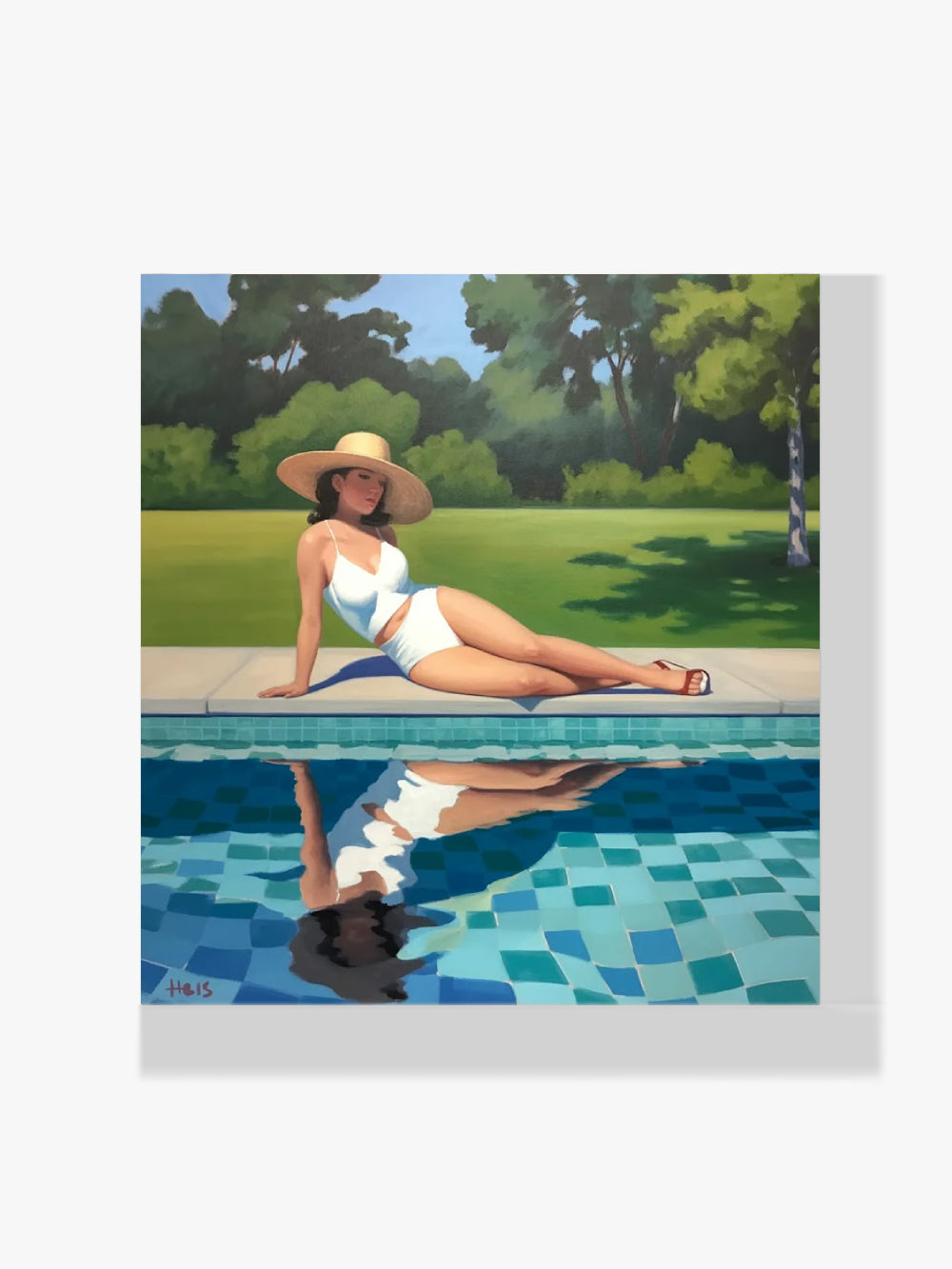 Mini-Diamantmalerei – Echo am Pool