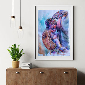 Diamantmalerei Afrikanische Mutter - SEOS Shop ®