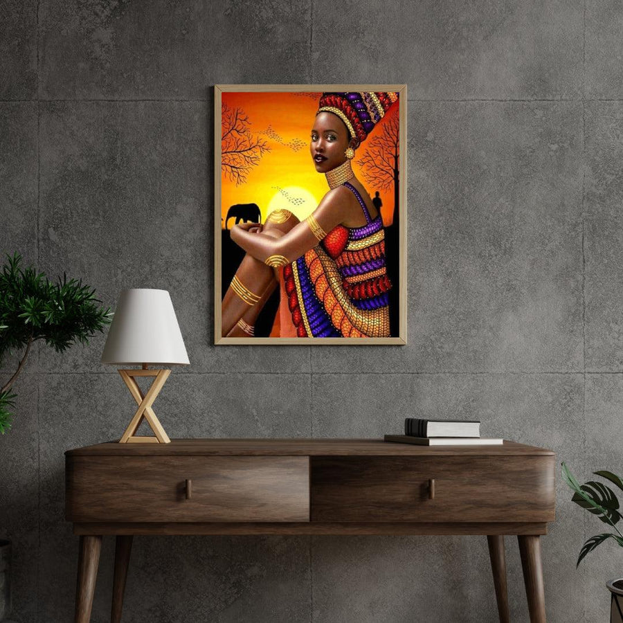 Diamantmalerei Afrikanische Frau - SEOS Shop ®