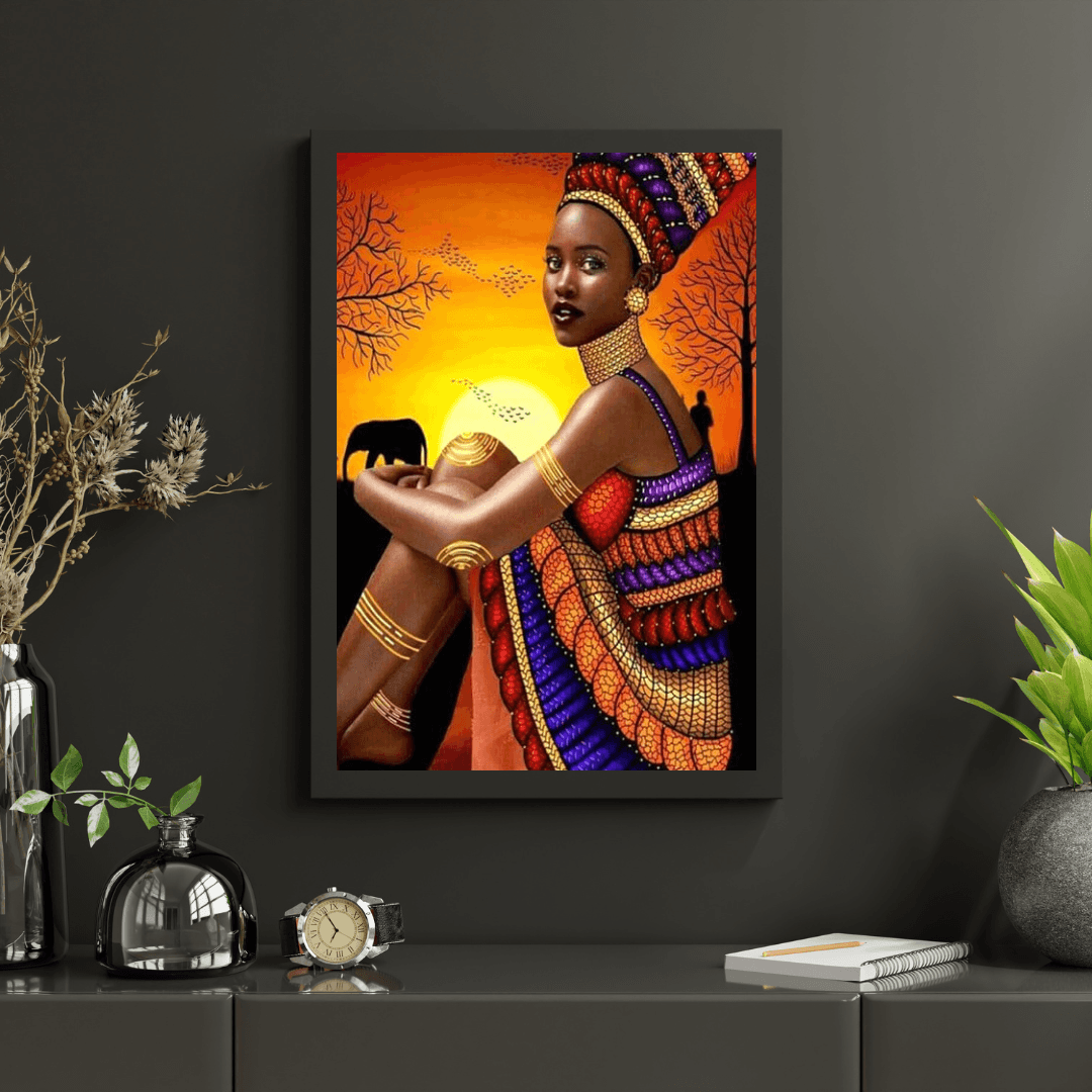 Diamantmalerei Afrikanische Frau - SEOS Shop ®