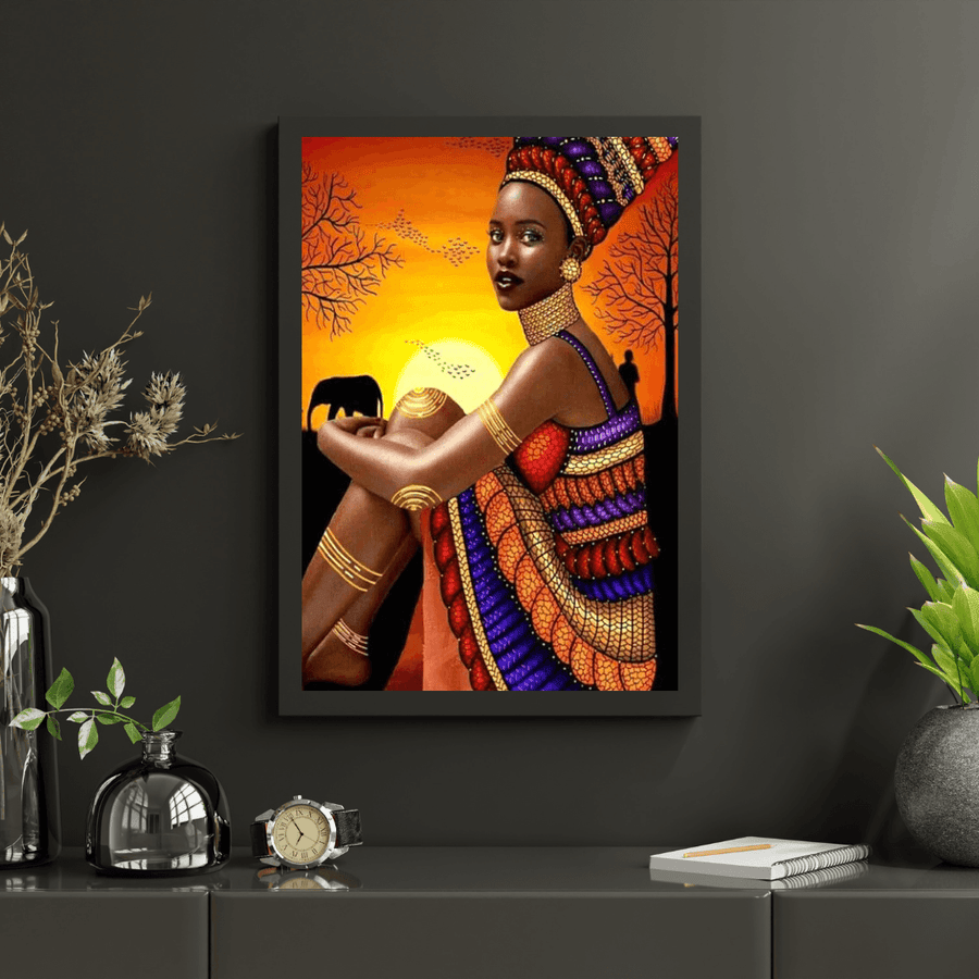 Diamantmalerei Afrikanische Frau - SEOS Shop ®