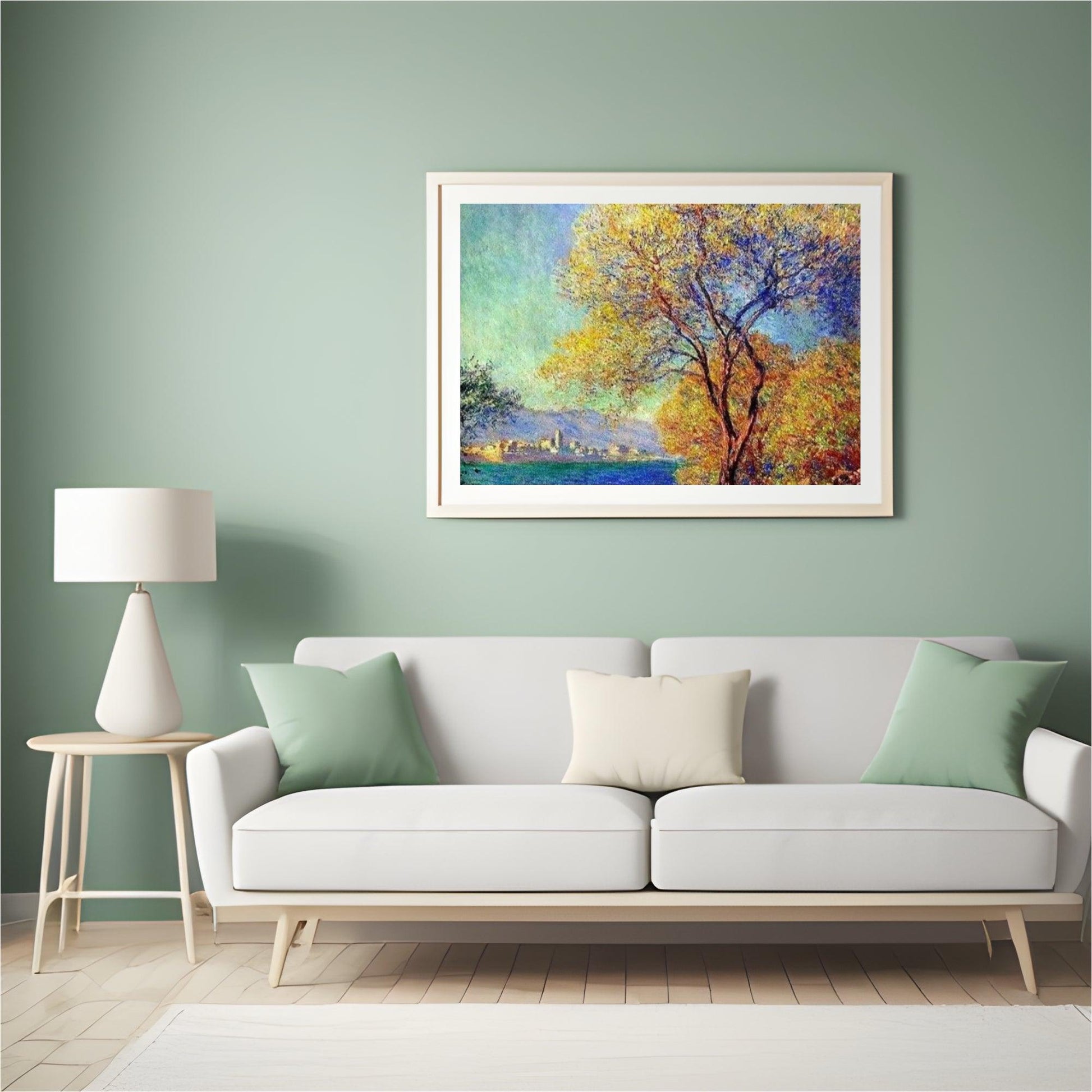 Diamond Painting Antibes von den Salis-Gärten aus gesehen - SEOS Shop ®