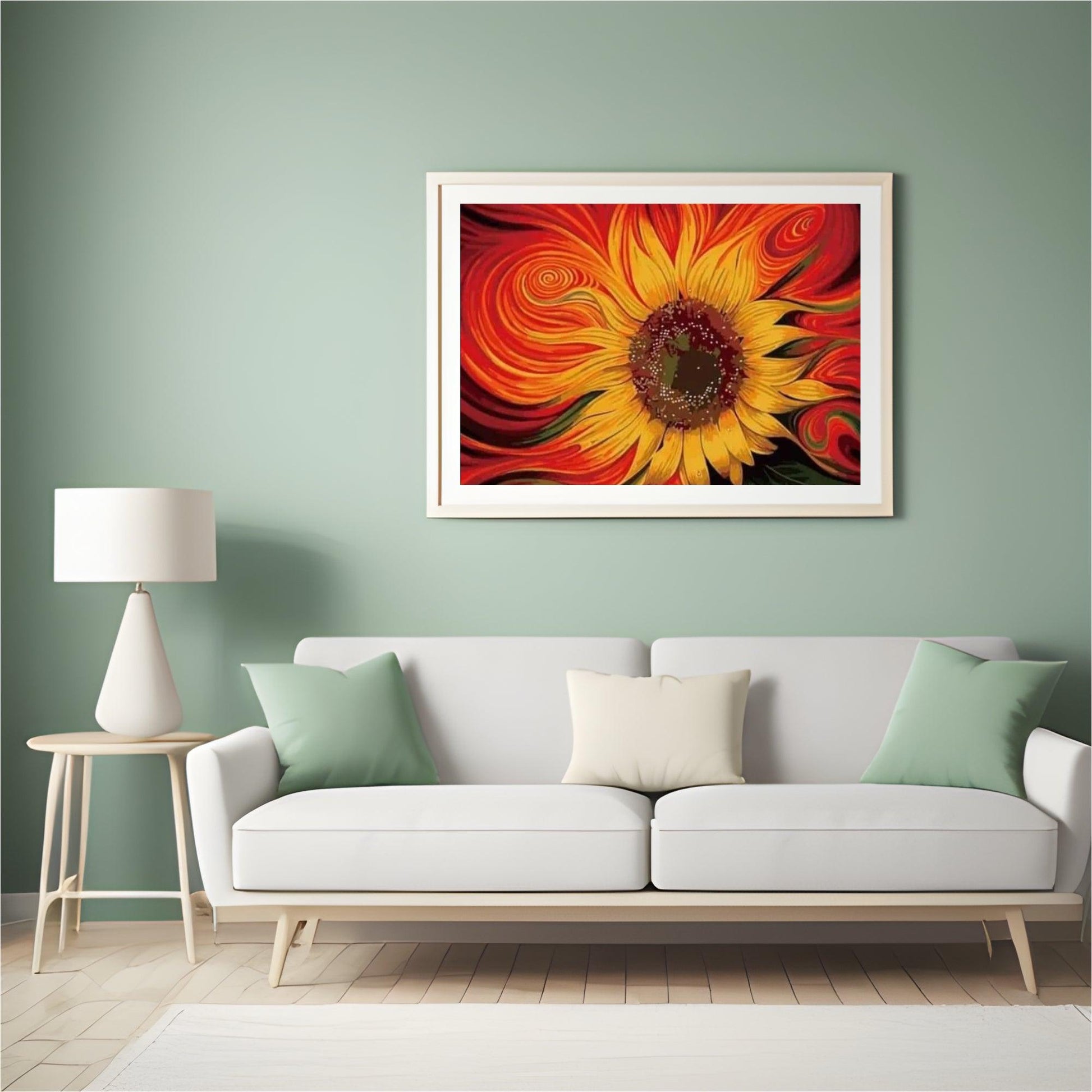 Diamantmalerei Künstlerische Sonnenblume - SEOS Shop ®