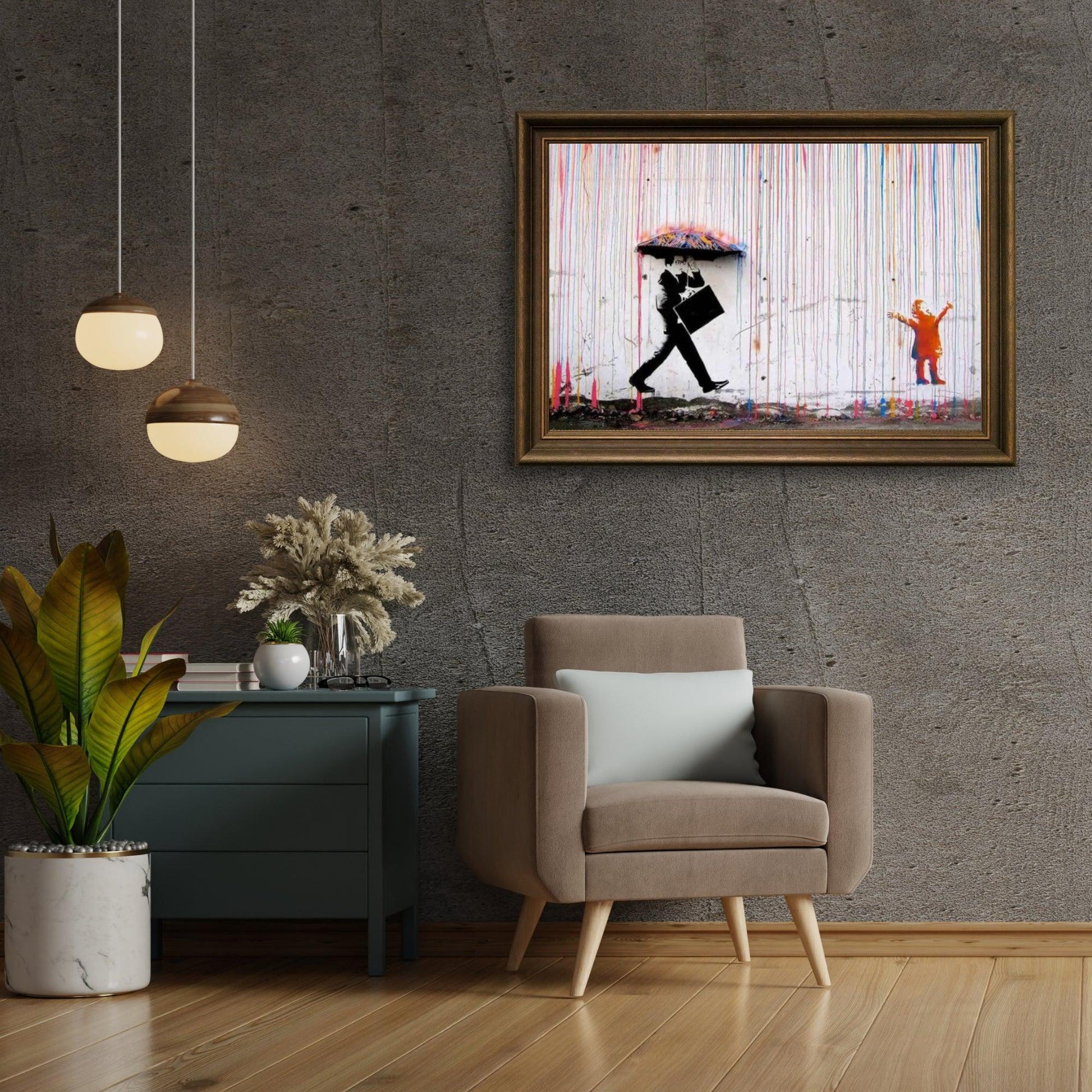 Diamond Painting Banksy – Regen der Farben - SEOS Shop ®