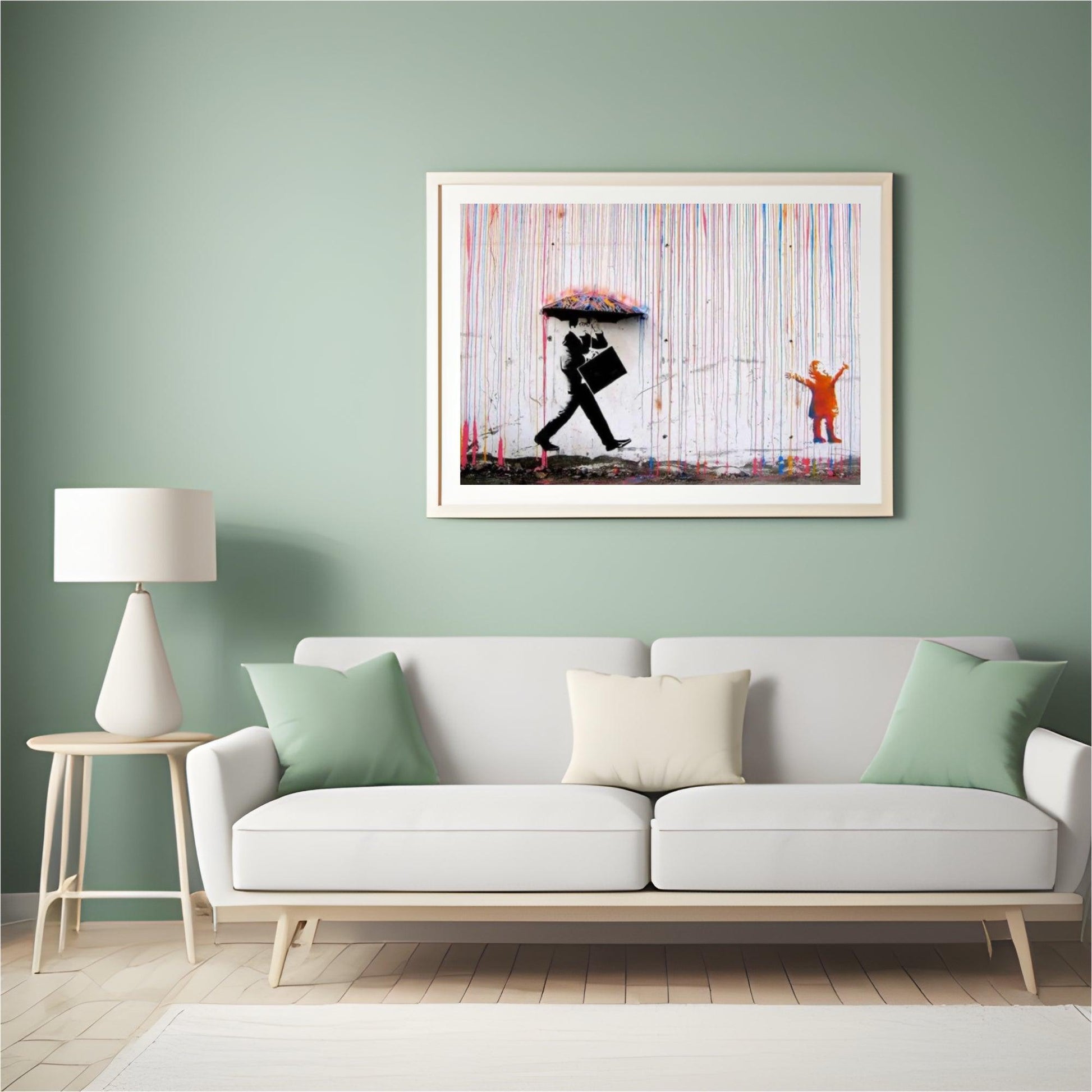 Diamond Painting Banksy – Regen der Farben - SEOS Shop ®