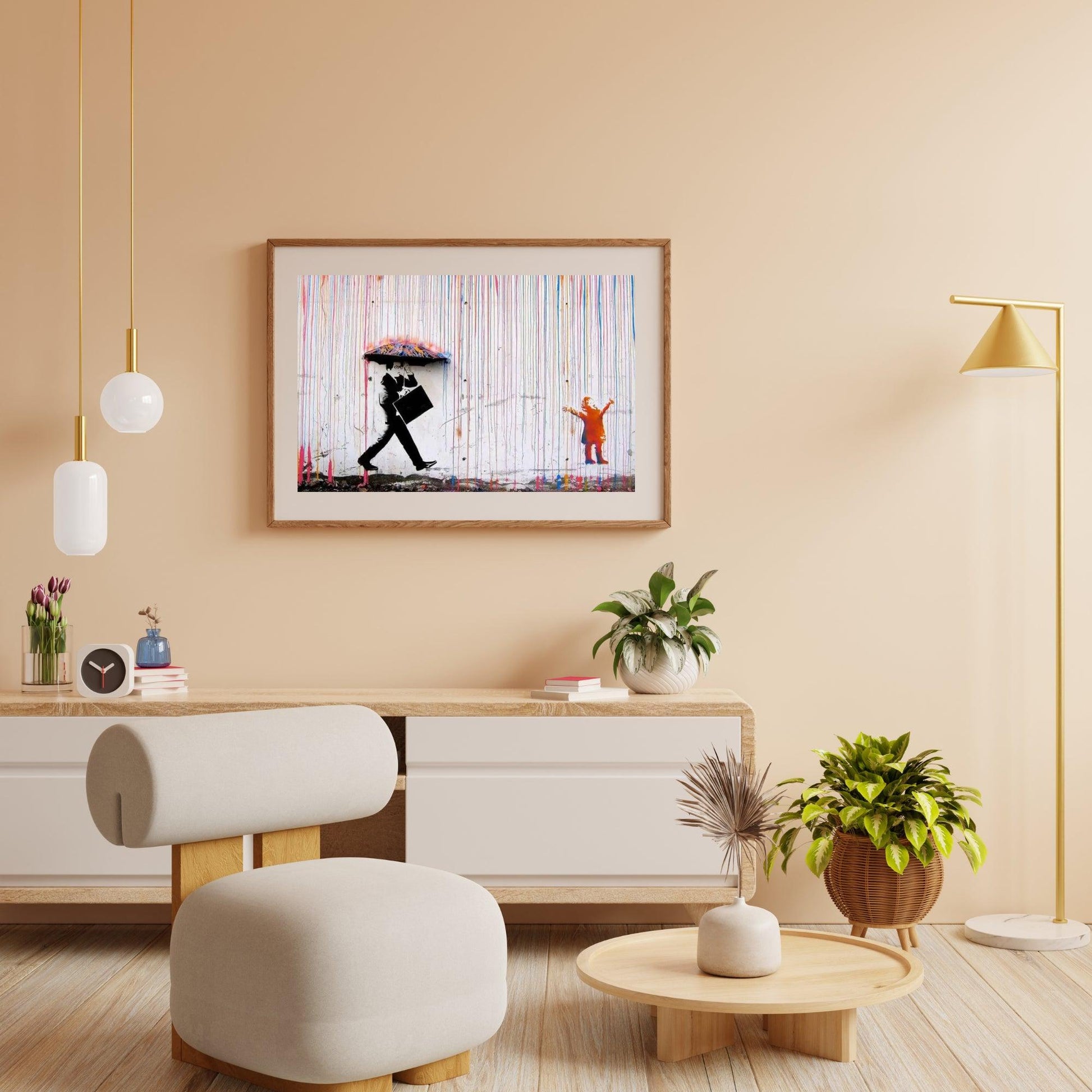 Diamond Painting Banksy – Regen der Farben - SEOS Shop ®