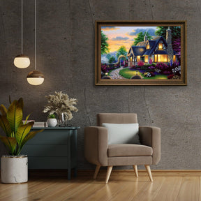 Diamantmalerei Berghaus und Garten - SEOS Shop ®