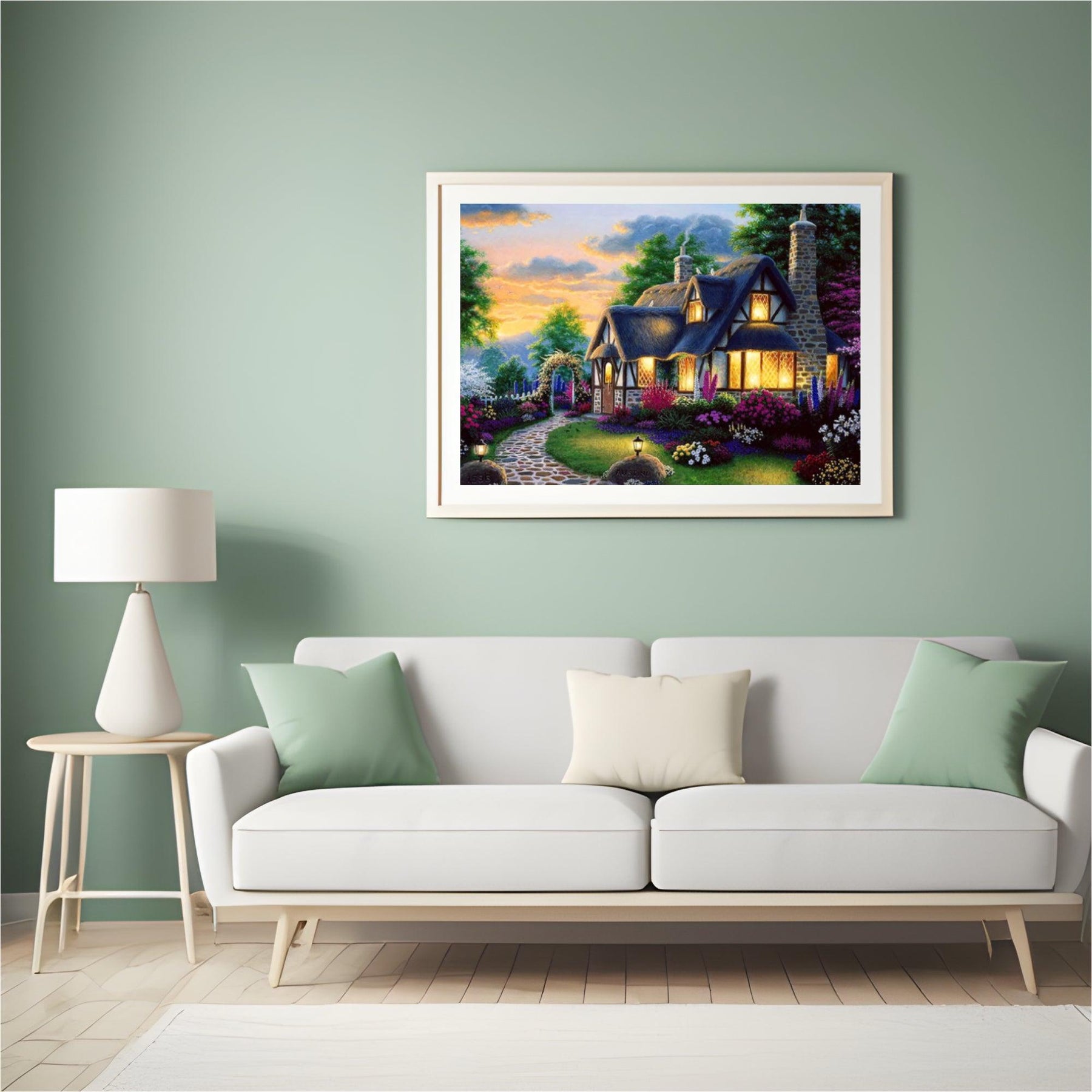 Diamantmalerei Berghaus und Garten - SEOS Shop ®