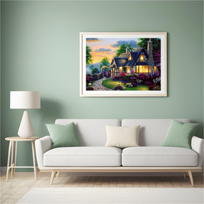 Diamantmalerei Berghaus und Garten - SEOS Shop ®