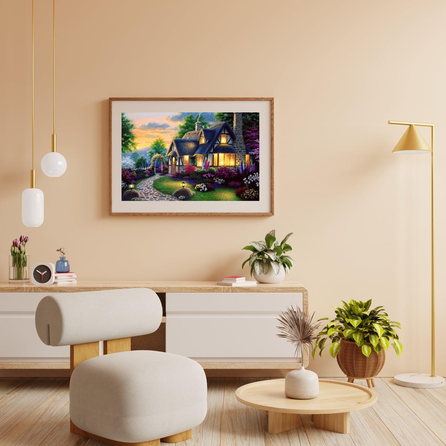 Diamantmalerei Berghaus und Garten - SEOS Shop ®