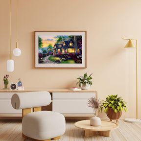 Diamantmalerei Berghaus und Garten - SEOS Shop ®