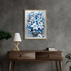 Diamantmalerei Blaue Blumen - SEOS Shop ®