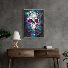 Diamantmalerei Blume Schmetterling Totenkopf - SEOS Shop ®