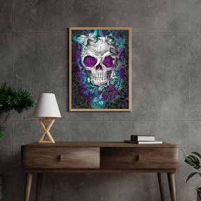 Diamantmalerei Blume Schmetterling Totenkopf - SEOS Shop ®