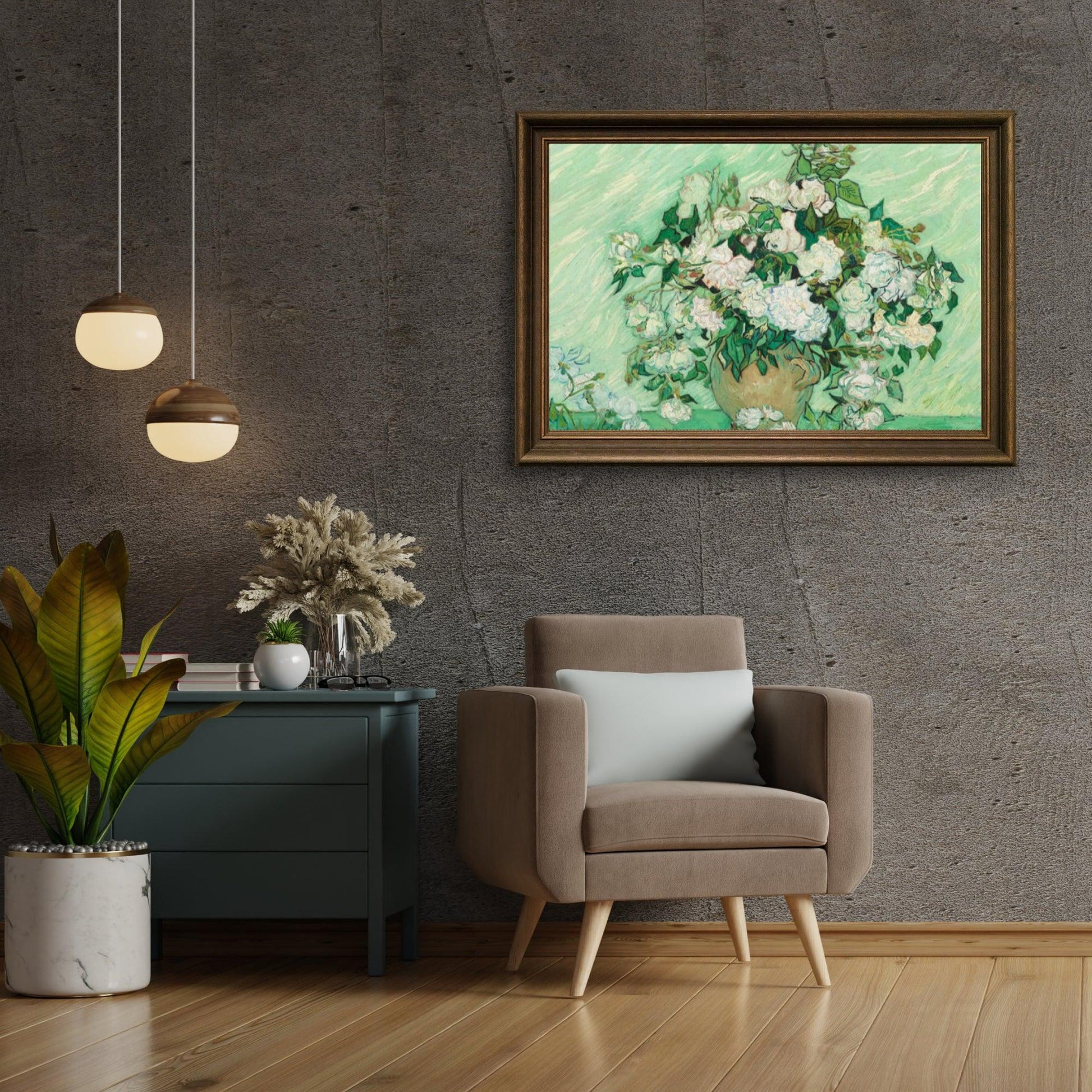 Diamantmalerei „Blumen auf einem Tablett“ von Van Gogh - SEOS Shop ®