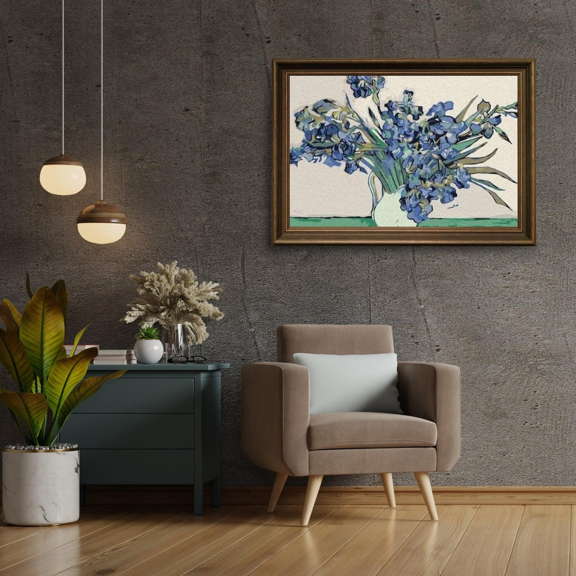 Diamantmalerei Blumen in Vase Van Gogh - SEOS Shop ®