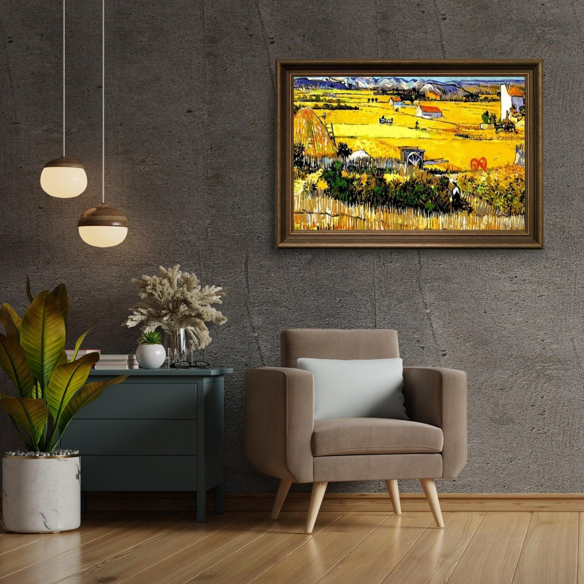 Diamantmalerei Bauernlandschaft Van Gogh - SEOS Shop ®