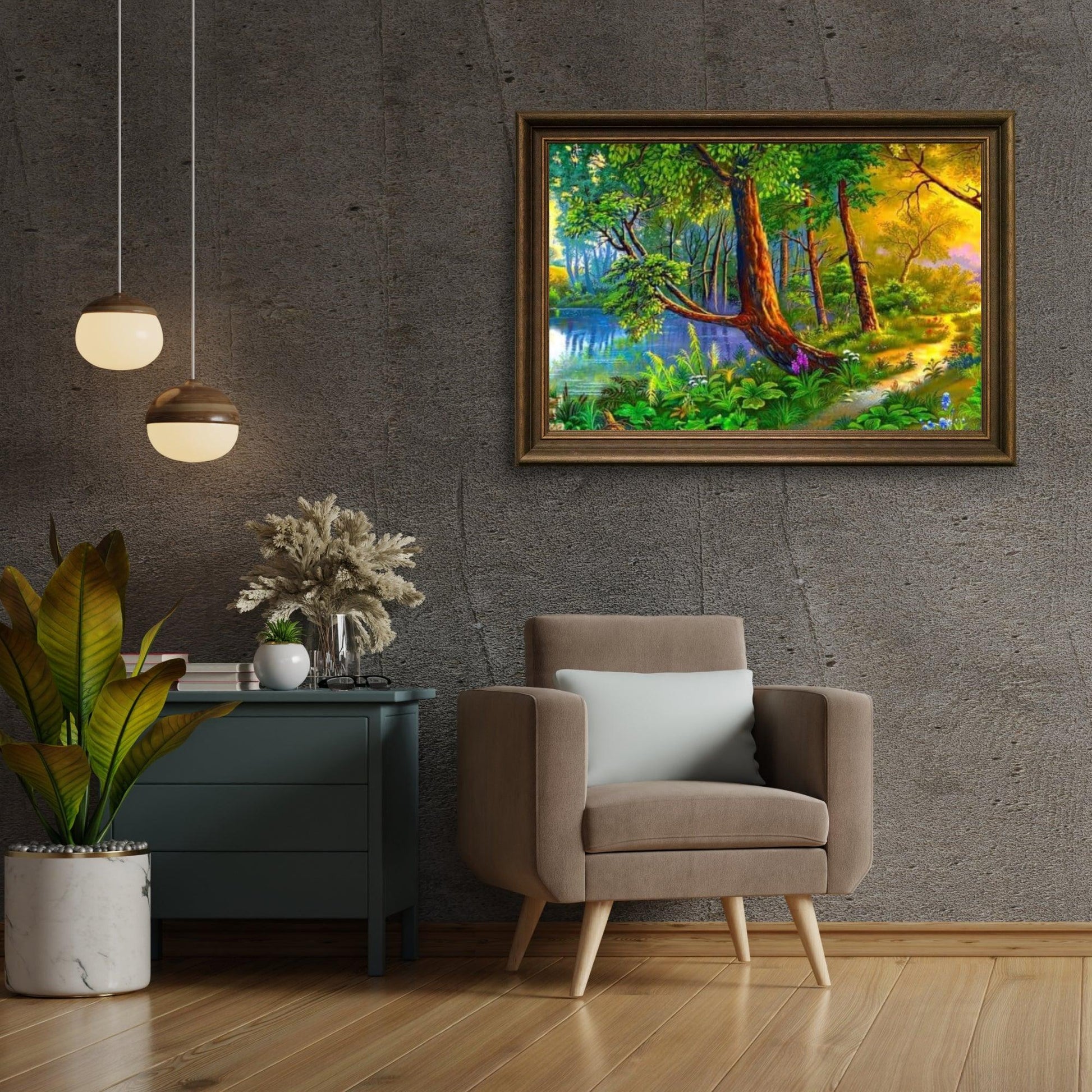 Diamantmalerei Baum am Wasser – SEOS Shop ®